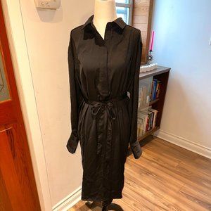 Joe Fresh - Black Satin Dress - XL